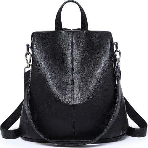 High Quality Women Leather Backpack Lady Backpack Sac A Dos mochila mujer Shoulder bag school backpacks for teens Girls C1784
