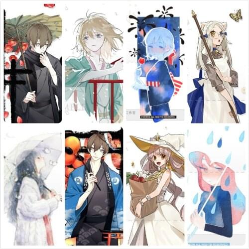 1 Loop Size Washi Tape Lantern Man/winter Boy/rainy Day Girl