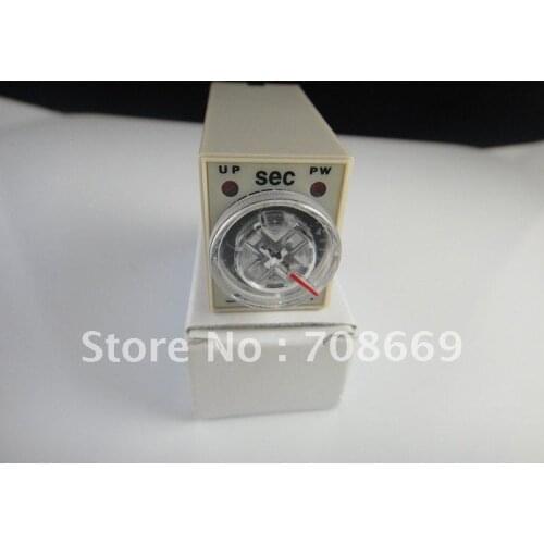 AC 110V Delay Timer Time Relay 0~10 Second H3Y-4 & Base