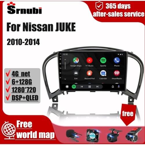 For Nissan Juke YF15 2010-2014 Android 2 Din Car Radio Touch Screen Navigation Multimedia 4G Carplay stereo accessories audio