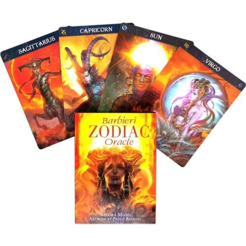 Barbieri Zodiac Oracle Card Tarot Cards Mystical Guidance Deck Divination Entertainment Partys Board Game Supports Wholesale