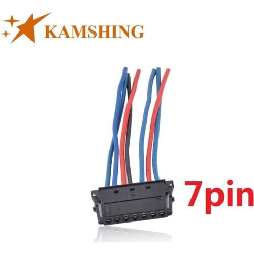 CAPQX 7Pin For Mercedes-Benz W204 C180 C200 C63 Rear Tail Light Plug Socket Connector Harness Taillight taillamp Wiring Cable