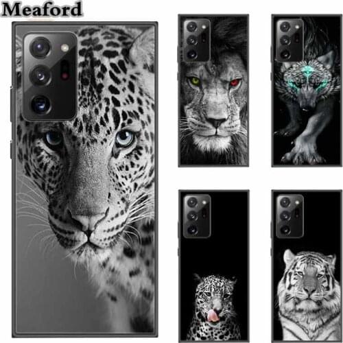 Animal Case For Samsung Note 20 Ultra Silicone Soft TPU Phone Case For Samsung Galaxy Note 20 Ultra Case Note20 Ultra Lion Funda