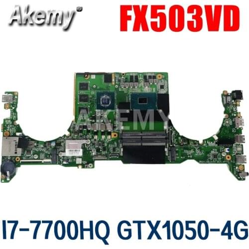 DABKLMB28A0 Laptop motherboard For Asus TUF Gaming FX503VD original mainboard I7-7700HQ GTX1050-4G