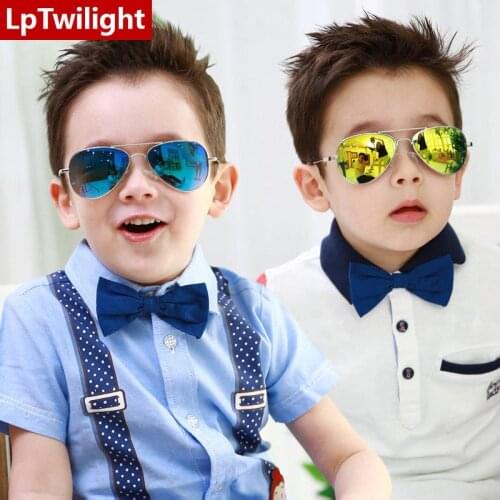 LpTwilight 2021 fashion boy sunglasses children Piote style children sunglasses girls 100% UV protection glasses Oculos Gafas