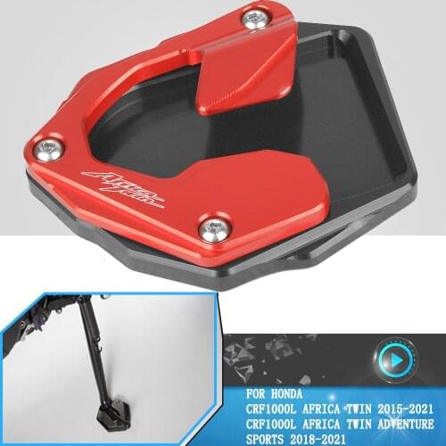 For Honda CRF1000L Africa Twin CRF 1000 L Adventure Sports 2018-2021 Motorcycle Kickstand Extension Side Stand Enlarge Fot Peg