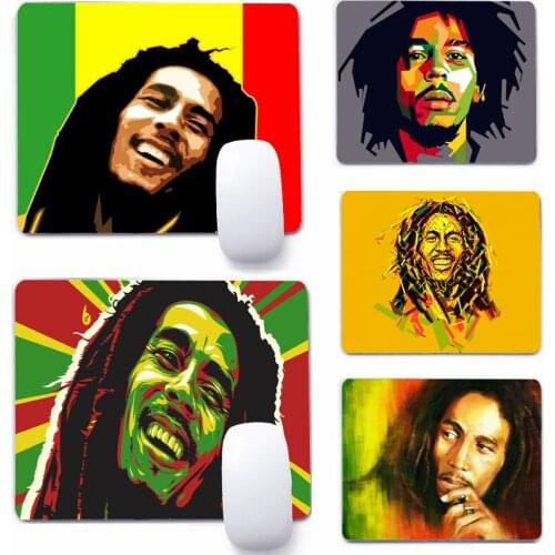 Bob Marley Mouse Pad Deskpad Gaming Writing Desk Mat Keyboard Mats For Office Home Computer Mousepad