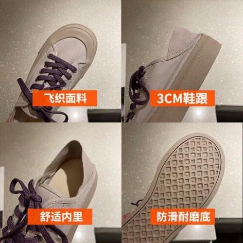 YSHUNIJ 2021 Summer New Womens Shoes Fashion Versatile Round Lace Casual Single Shoes Womens Flat Canvas Shoes Fashion