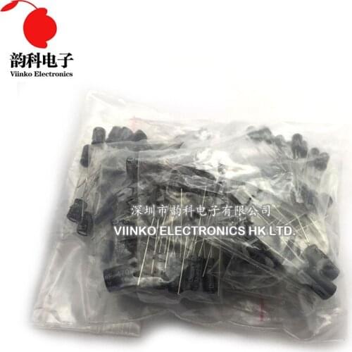 1uF ~2200uF 23 values 160pcs electrolytic capacitors Assortment Kit