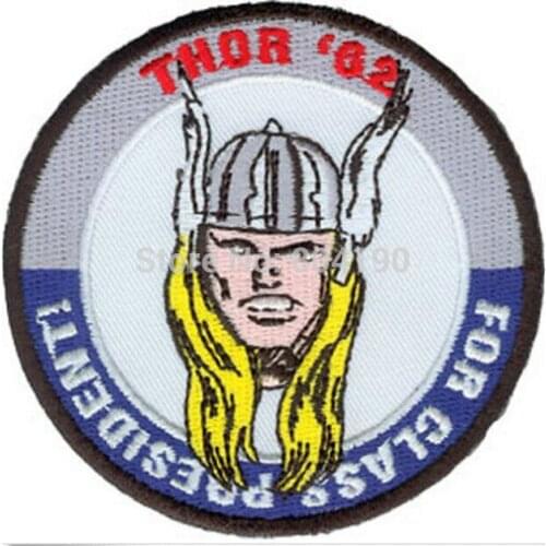 4" The Mighty for President Comic Movie TV Costume Embroidered iron on patch