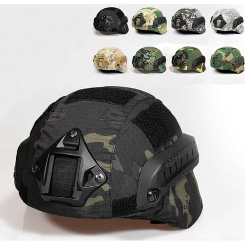 Hunting Paintball Helmet Cover Camouflage Cloth for MICH2000 Tactical Helmet
