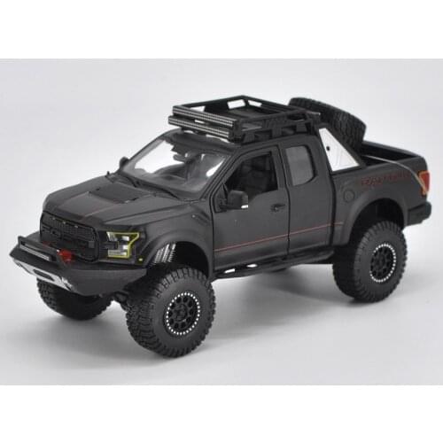 Original 1:24 F150 SVT Raptor Truck car models, diecast pick-up off road vehicle classic metal car models