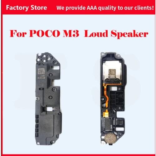 Original Pocophone M3 Loudspeaker bottom Loud Speaker Sound Buzzer Ringer Flex Cable For Xiaomi POCO m3