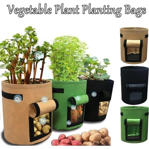 Vegetable Plant Planting Bags Grow Potato Cultivation Garden Pot Planters