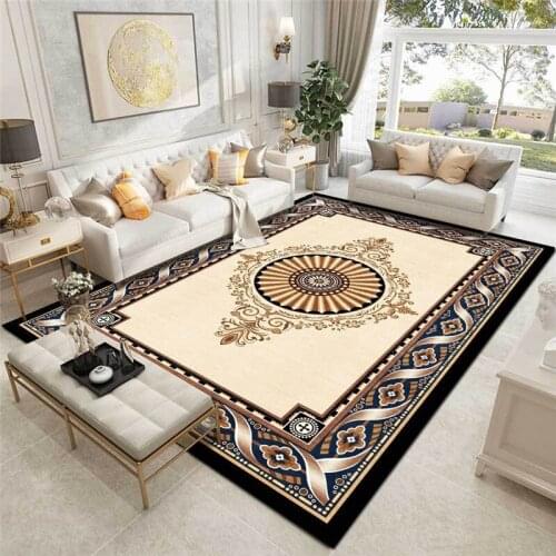 European-Style Simple Court Rug Atmospheric Chinese-Style Red Carpet Living Room Bedroom Bed Blanket Kitchen Floor Mat