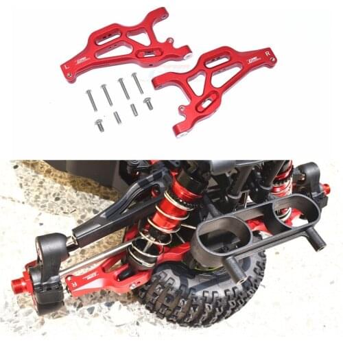 RC Car Parts GPM ARRMA 1/7 MOJAVE 6S ARA106058T1/T2 Short truck upgrade parts Metal aluminum alloy front lower rocker ARA330606