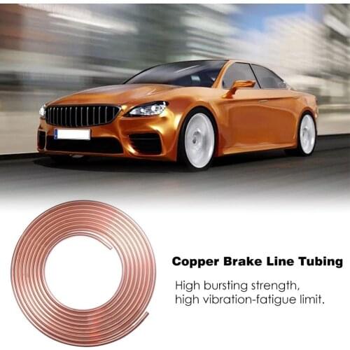 Brake Pipe Copper Tubing Anti-rust Durable Copper Nickel Brake Pipe Hose Line Car With Universal Copper Fittings Car Accessories