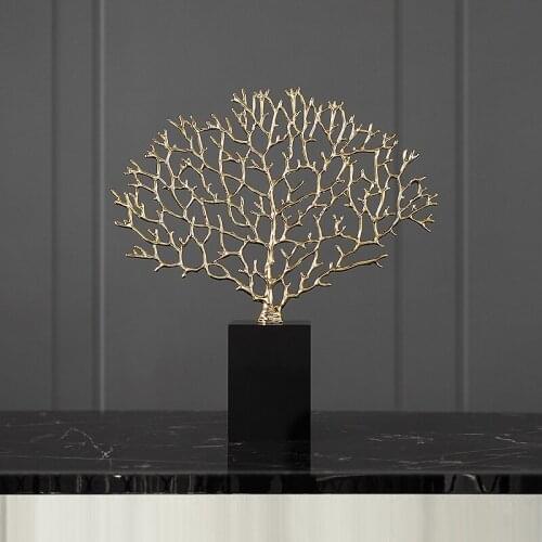 Coral ornaments Living room desktop layout Home decoration Creative wine cabinet Desk decoration Household products Send a Gift