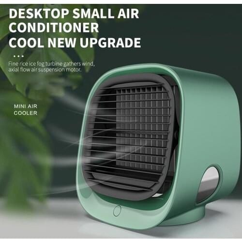 Air Cooler Fan Desktop Air Conditioner Fan USB Water Cooling Fan Humidifier Purifier Summer Fan For Home Office