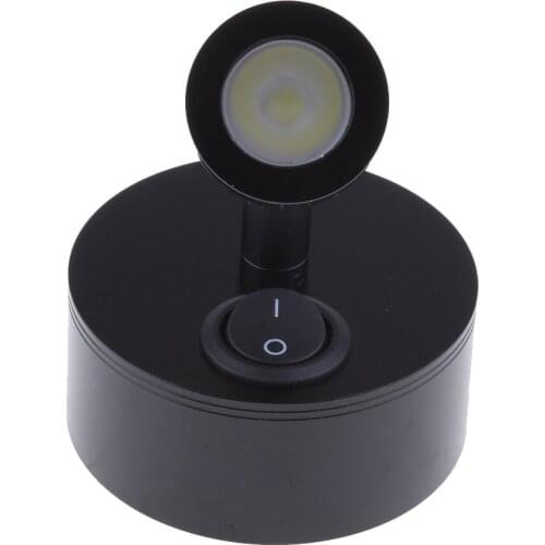 Rotatable LED Spot Reading Light Caravan Boat Interior Light 12V 3W