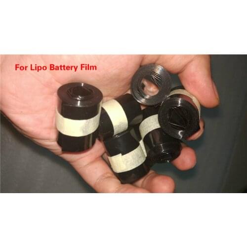 XNEMON 55/80/85/90/110/164/224mm Wide For Lipo Battery Film 1m PVC Heat Shrink Tubing Electronic Insulation Materials Black