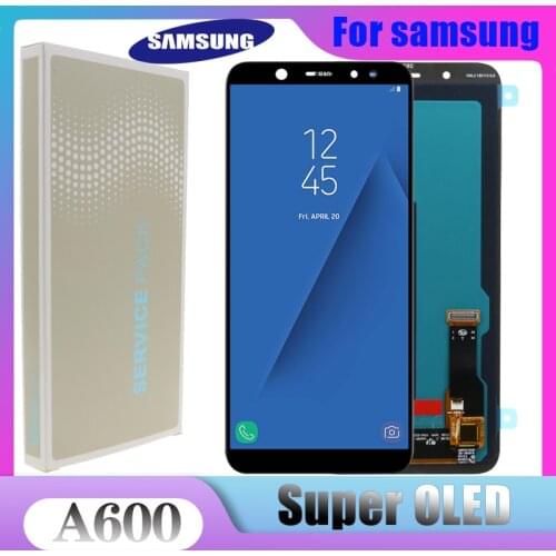 For SAMSUNG Galaxy A6 2018 A600 LCD Display Touch Screen Digitizer Assembly Replacement part For SAMSUNG A6 A600F A600FN LCD