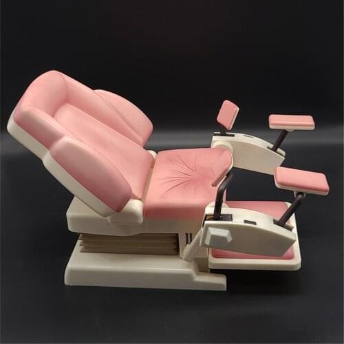 1/6 Scale Solid Color Cushion Soft Comfortable Hospital Operation Bed Reclining Chair Long Cushion