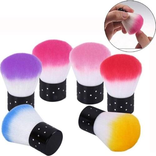 1PCS Professional Mini Nail Brush Portable Lovely Soft Dirt Dust Brushes For Nails