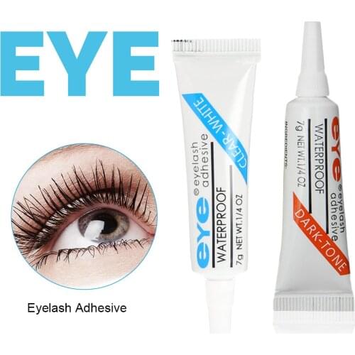 1PC 7g Clear / Black Eyelashes Glue Eyelash Extensions Adhesive Weeks Strong Waterproof Lashes Eye Makeup Tool TSLM2