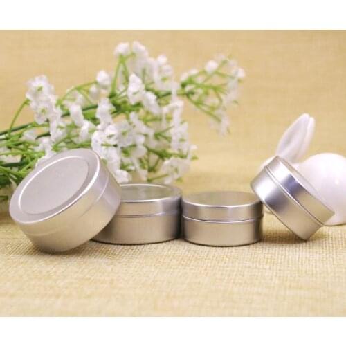 1000pcs/lot Free Shipping 20g empty aluminium cream jars,cosmetic case jar,20ml aluminum tins, metal lip balm container SN2415