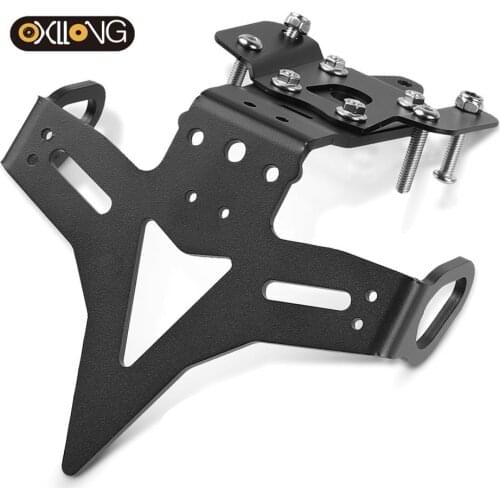 For Yamaha MT 07 FZ 07 MT07 FZ07 2013-2021 Motorcycle Accessories Rear License Plate Holder Bracket Tail Tidy Fender Eliminator