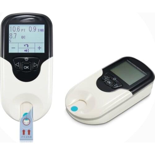 Blood Coagulation Analyzer ElectroMeter for Professional Point of Care Patient Self-Testing Portable Coagulometer PT/INR Meter