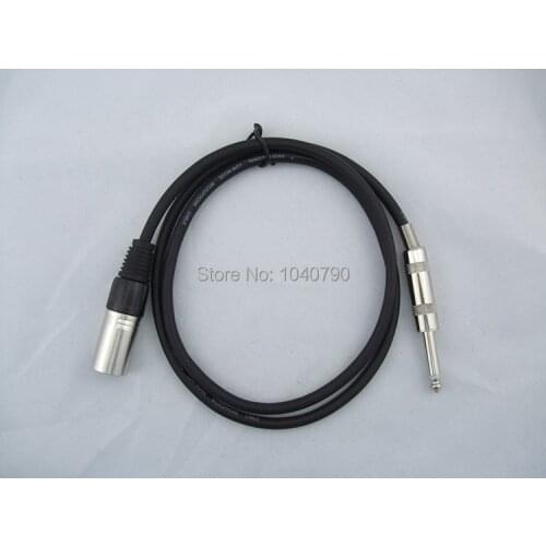 Free Shipping 6.3/6.5/6.35 to male you line Balance the cannon line microphone cable Tuning decca dragon line 1M 3.2ft