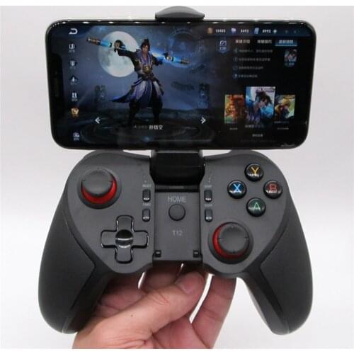 Wireless Bluetooth Gamepad for iphone PUBG Gaming Joystick Game Controller for Android IOS Smartphone Gamepads With Phone Holder
