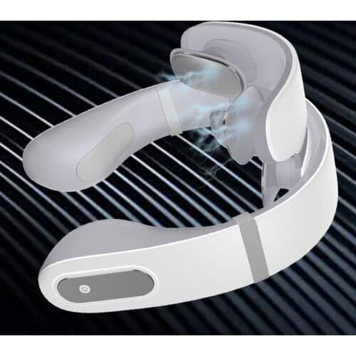 Wireless Electronic Neck Massager 4D Shiatsu Cervical Massager Stiff Neck Massage Health Care Therapy Pulse Pain Relief