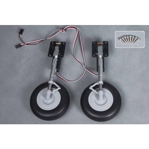 FMS 1400mm / 1.4m P40 P-40 Main Landing Gear System with 2 Retracts Installed FMSPK113 RC Airplane Model Plane Parts