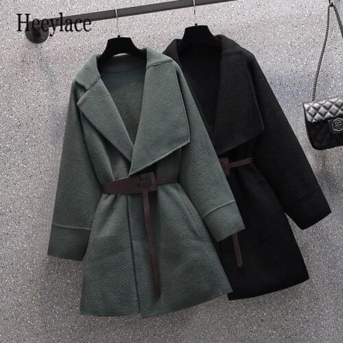 Heeylace Women's Coats With A Belt
