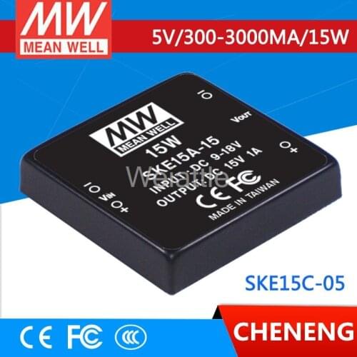 MEAN WELL original SKE15C-05 5V 3000mA meanwell SKE15 5V 15W DC-DC Regulated Single Output Converter