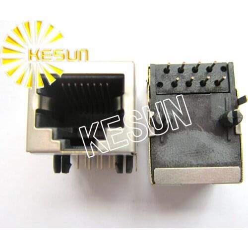 FREE SHIPPING 20PCS x RJ45 59-8P8C Shield type PCB Right Angle Modular Female Network Socket LAN Connector