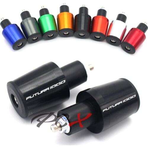 Motorcycle Accessories CNC 7/8'' 22MM Handlebar Grips Handle Bar Cap End Plugs For Aprilia RST1000 FUTURA 2001-2004