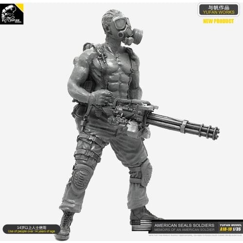 1/35 Resin Kits Soldier Model self-assembled A18-10