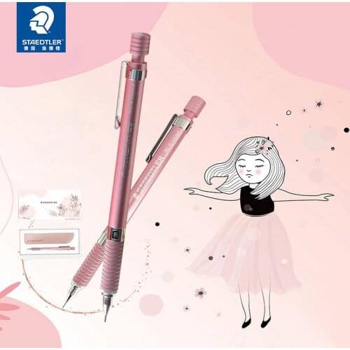 Limited German Staedtler 92535-05NW W Pink Mechanical Pencil 925 Series 0.5mm Sketch Writing Painting Mechanical Pencil Design