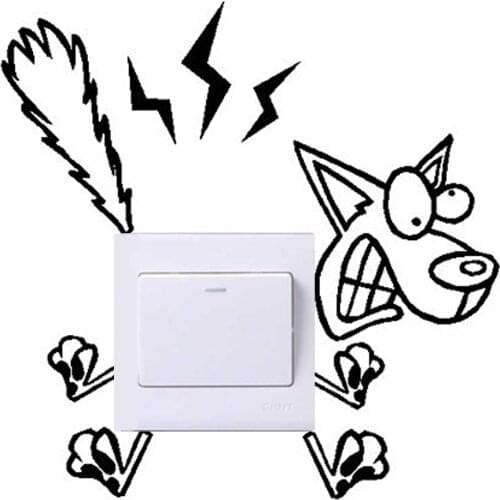 Various Wall Stickers Light Switch Decor Poster Decals Art Mural Living Room Home Decorations PVC Wallpaper for living room