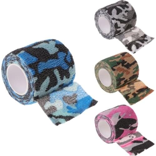 1Roll Tattoo Self-adhesive Non-woven Elastic Bandage Grip Tube Cover Wrap Sport Tape New Design