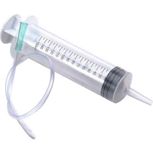 Injection Syringe Anal Douche Medical Non-Toxic Disposable Plastic Bulbs Anal Douche Cleaning Enema Cleaner