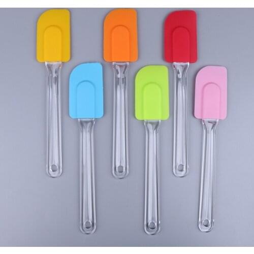 Silicone Pastry Tools Spatula Baking Scraper Cream Butter Cake Spatula Cooking Cake Brushes Kitchen Tool 1Pc