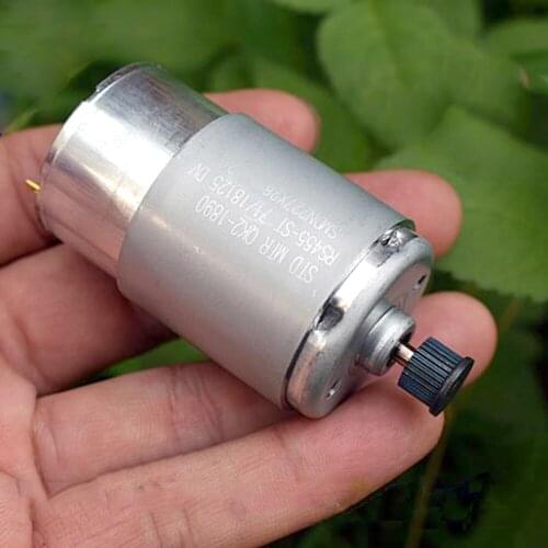 Standard RS455-18125 Carbon Brush Motor Mini Epson Printer Motor DC 24V 36V 8100RPM Long Life Large Torque Low Power Consumption