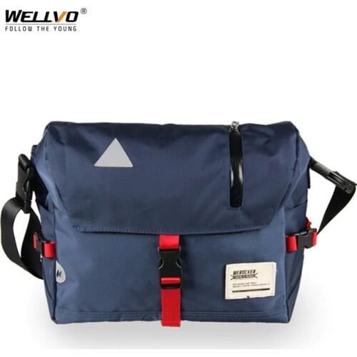 Men Crossbody Messenger Bags Oxford Waterproof Ridding Bag Sling Shoulder Travel Bag Large Mountain Bike Cycling Bag XA135ZC