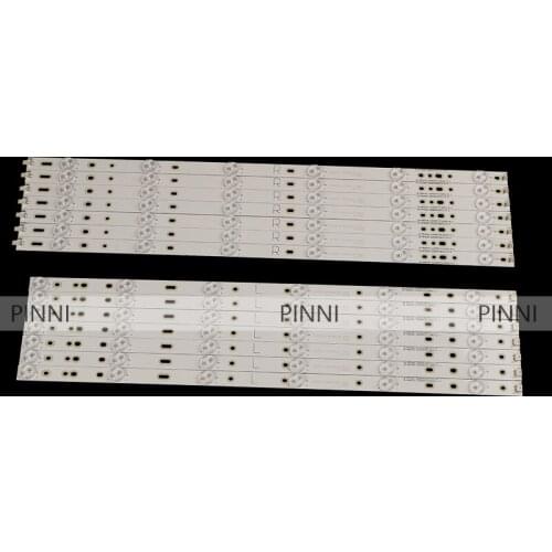 LED backlight strip 12 lamp for Phillps AOC 55"TV 55PUF6701/T3 GJ-2K15-D2P5C-550-D712-AF62-V1 55PUF6461/T3 TPT5501J 55PUF6061/T3