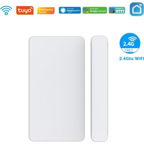 Tuya Smart WiFi Door Sensor Open/Closed Detectors Home Alarm Compatible With Alexa Google Home IFTTT Tuya APP